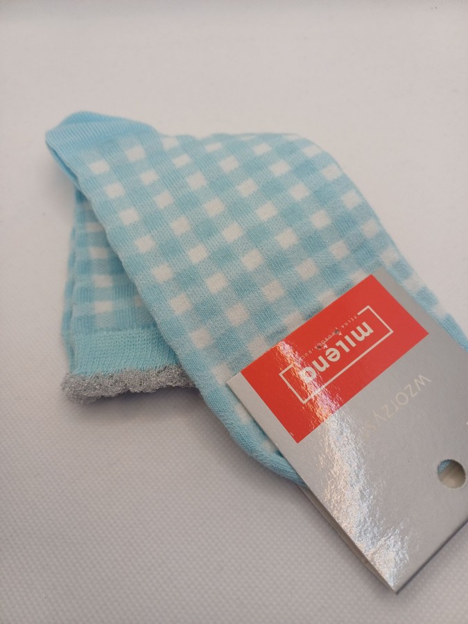 Women's checkered socks 0200.213