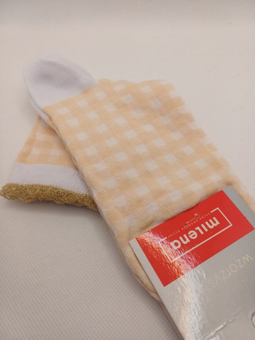 Women's checkered socks 0200.213