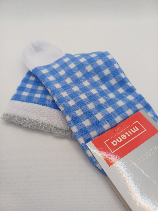 Women's checkered socks 0200.213
