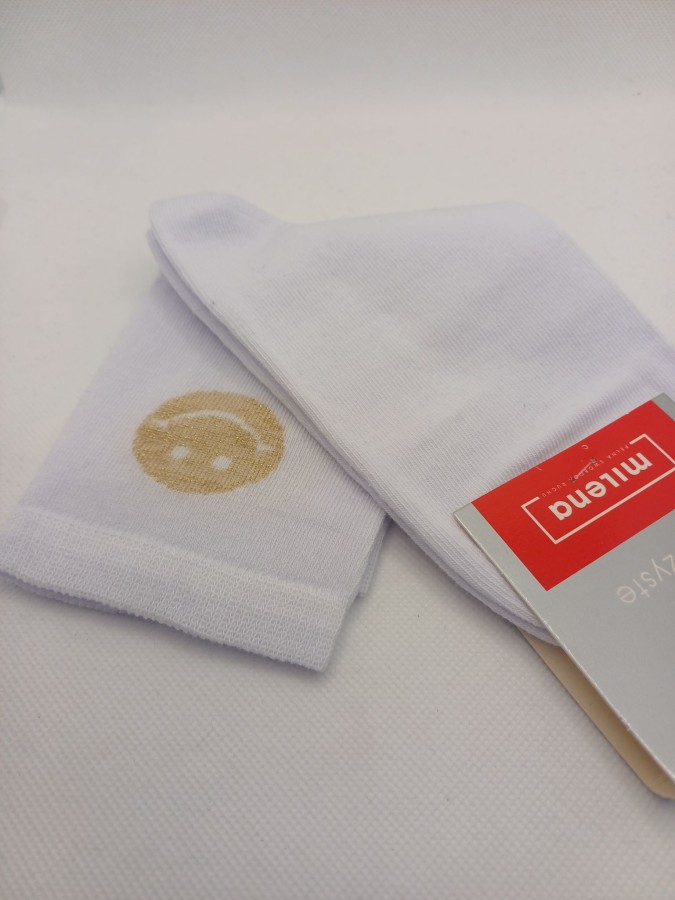 Women's Emoji pattern socks 0200.214