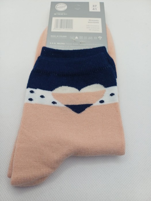 Skarpetki damskie Serce i kropeczki 0200.215 WYPRZEDAŻ