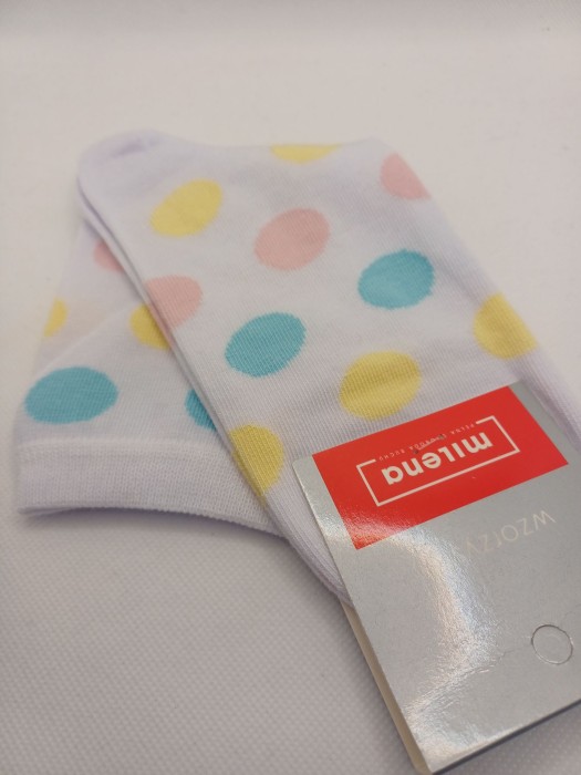 Women's Colorful Dots pattern socks 0200.217