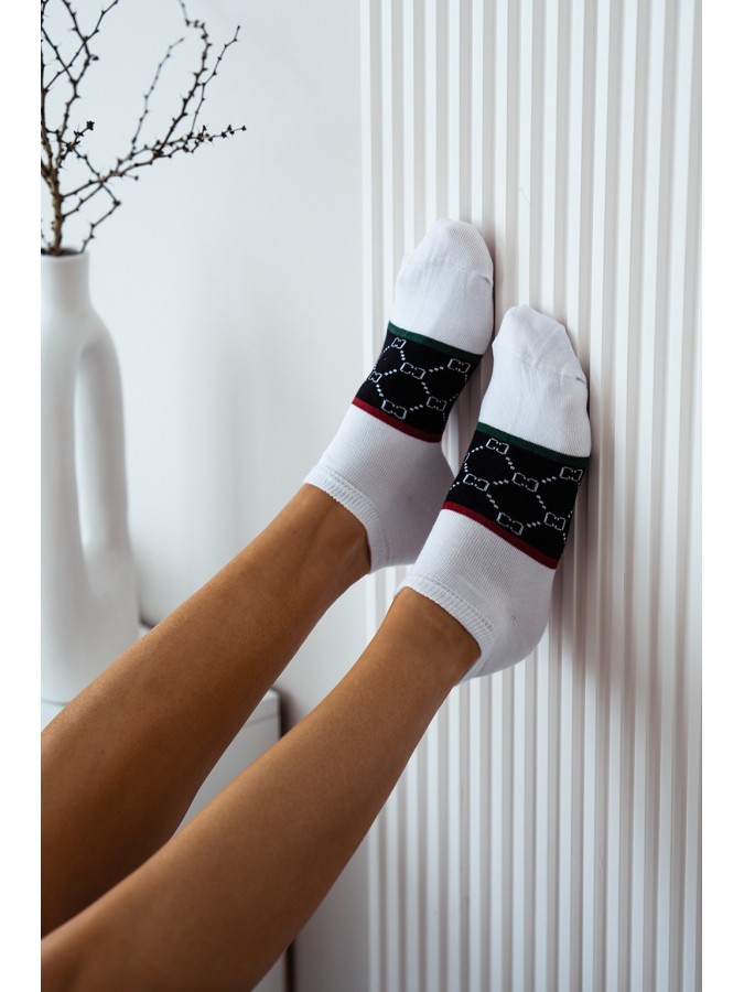 Stopki damskie CC z szerokim paskiem 1146.005