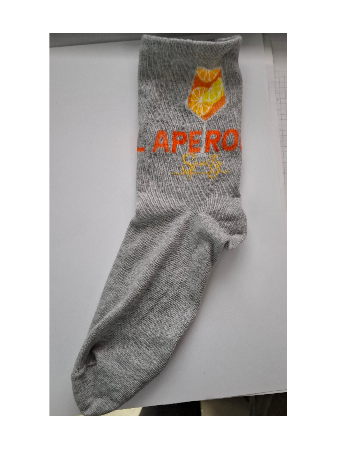 Women's APEROL Spritz pattern socks 0200.183