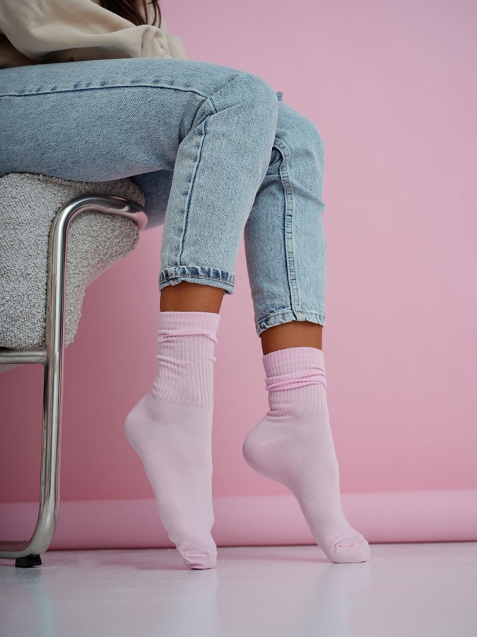 Women's classic ribbed socks 1313.002