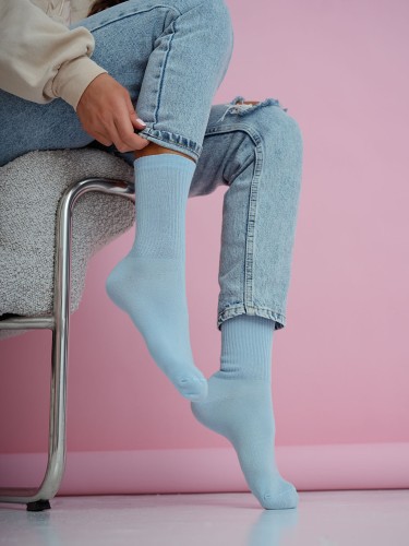 Women's classic ribbed socks 1313.002 2