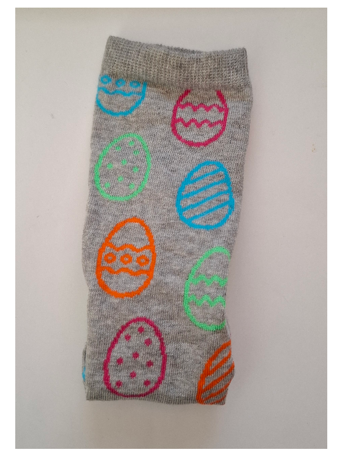 Women's Colorful Easter eggs pattern socks...