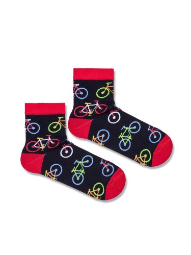 Men's Bicycles pattern short socks 1153.003