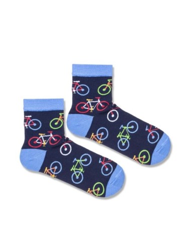 Men's Bicycles pattern short socks 1153.003 2