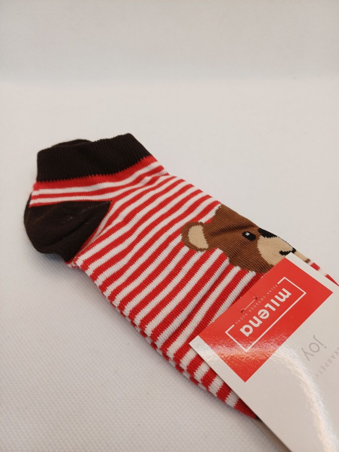 Stopki dziecięce Duże głowy misia z paskami...