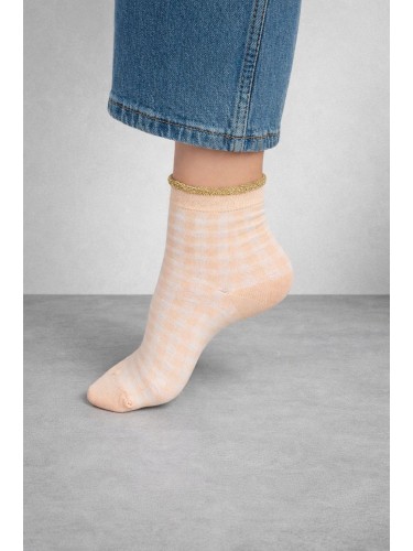 Women's checkered socks 0200.213 2