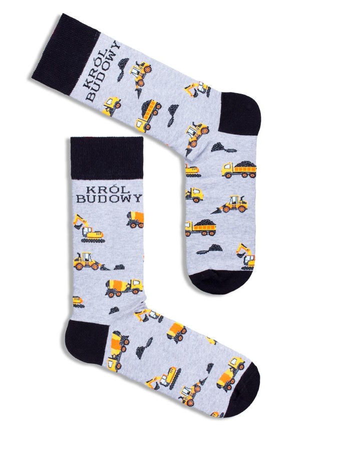 Men's Construction Work pattern socks 0125.061