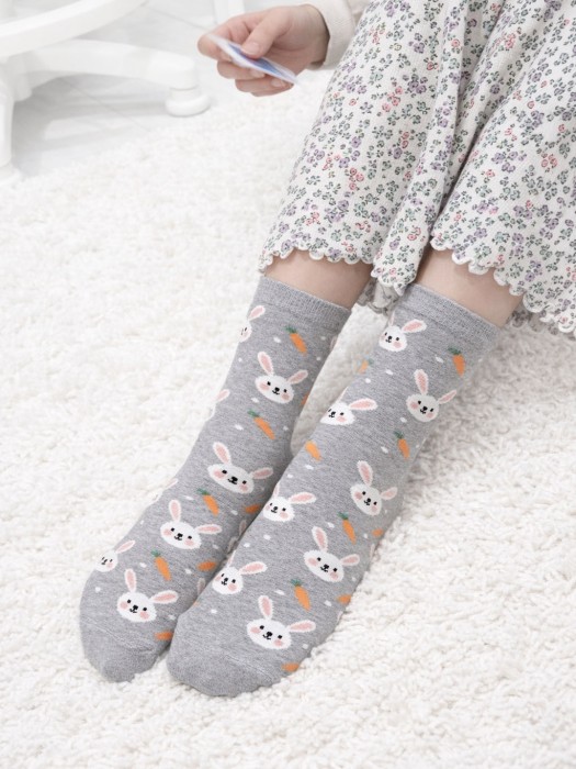 Children's socks Cute Rabbits & Carrots 1184.063