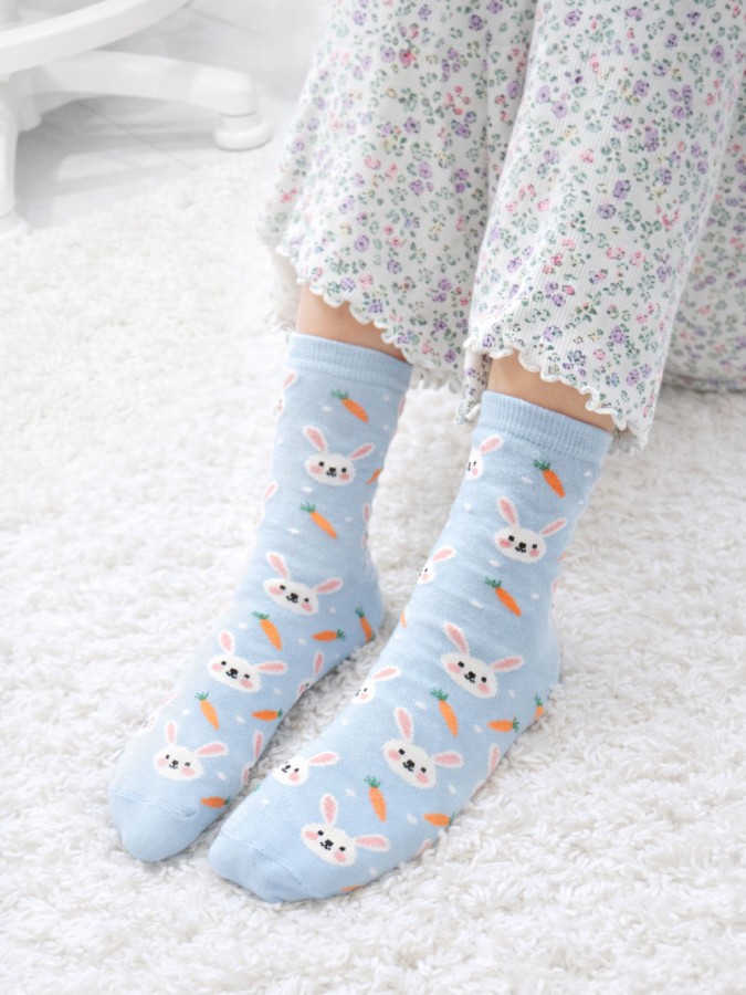 Children's socks Cute Rabbits & Carrots 1184.063