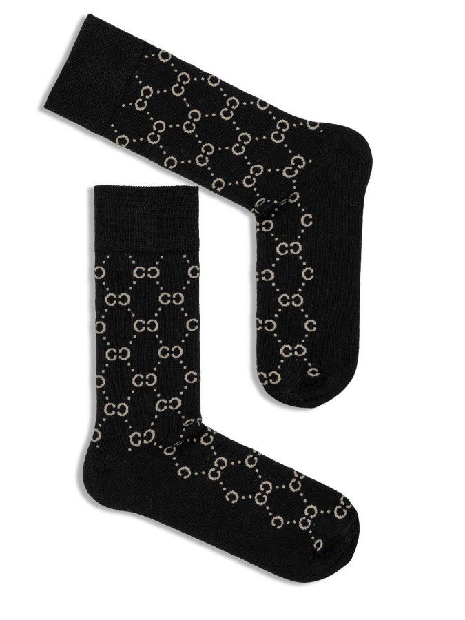 Men's CC pattern socks 0125.024