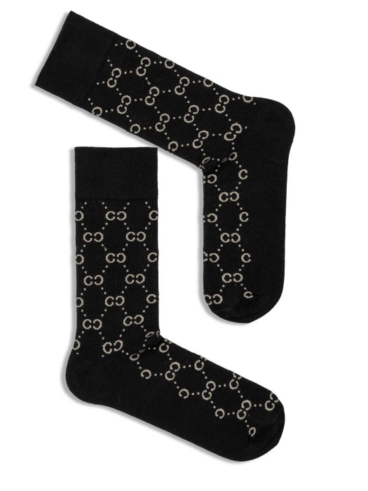 Men's CC pattern socks 0125.024