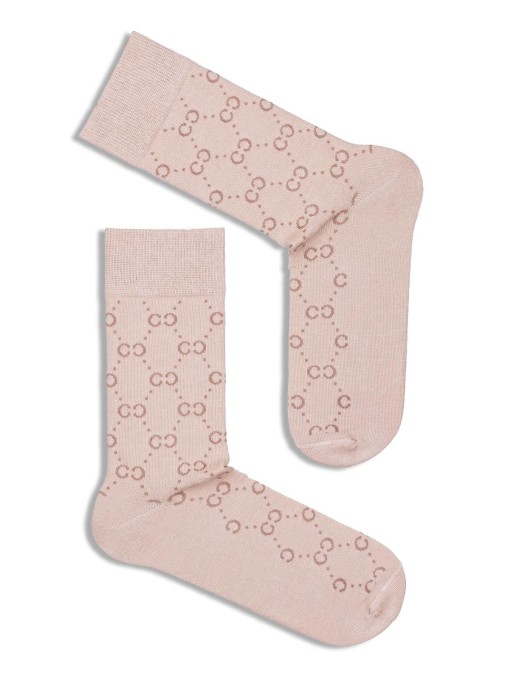 Men's CC pattern socks 0125.024