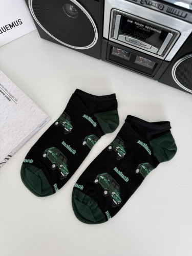 Men's Fiat 126p pattern low ankle socks 1108.054 2