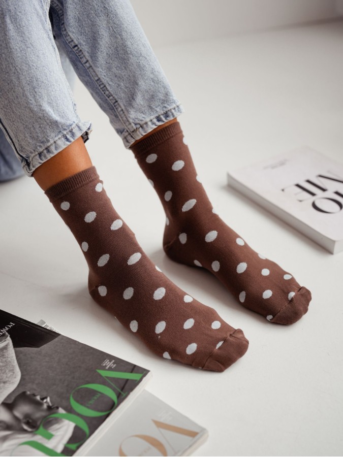 Women's Dots pattern socks 0200.235