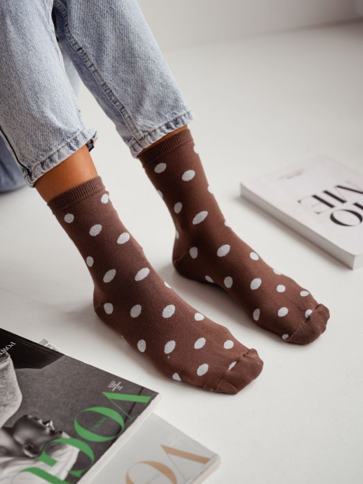 Women's Dots pattern socks 0200.235