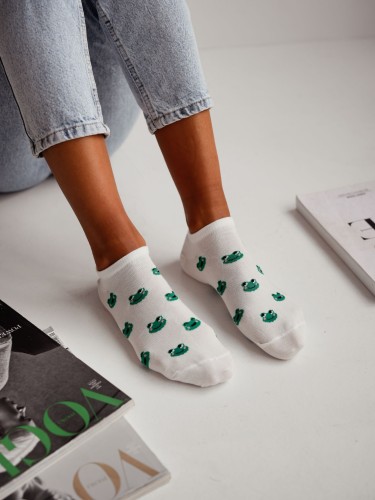 copy of Women's Lemons pattern low ankle socks 1146.085