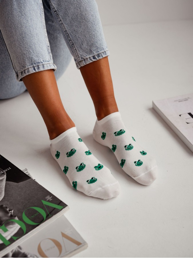 copy of Women's Lemons pattern low ankle socks...