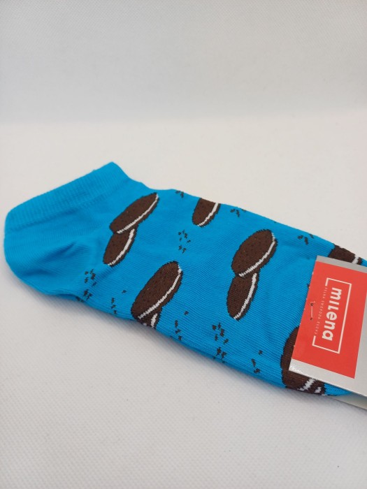 Women's Cookies pattern low ankle socks 029.1146