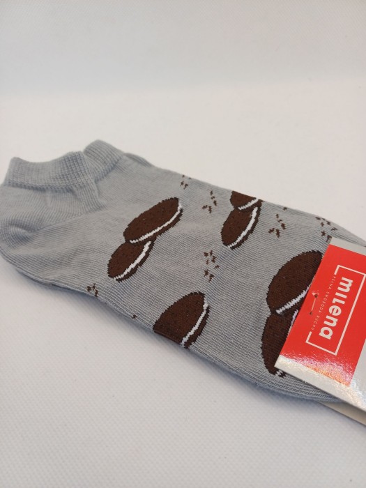 Women's Cookies pattern low ankle socks 029.1146