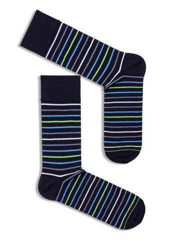Men's Thin stripes pattern socks 0125.026