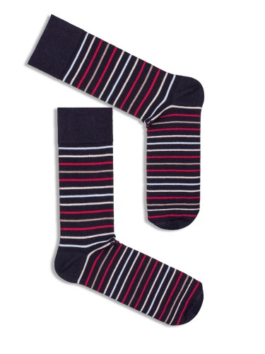 Men's Thin stripes pattern socks 0125.026 2