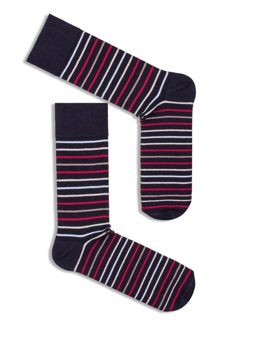 Men's Thin stripes pattern socks 0125.026