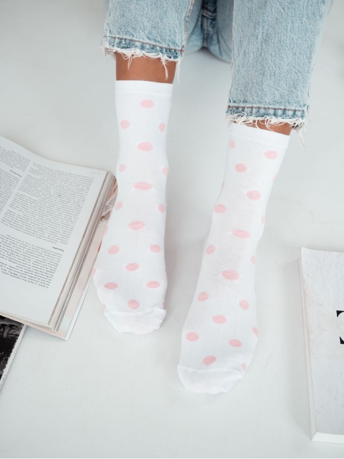 Women's Dots pattern socks 0200.235