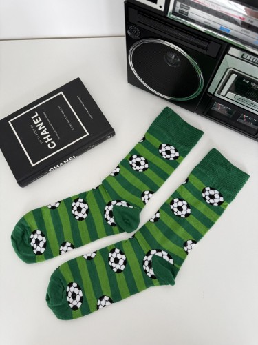 Men's Balls & Stripes pattern socks  0125.147
