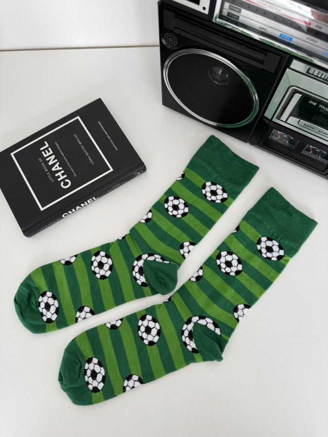 Men's Balls & Stripes pattern socks  0125.147