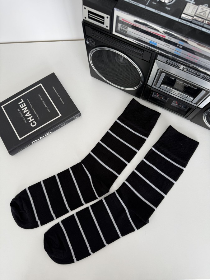 Men's Thin stripes pattern socks  0125.148