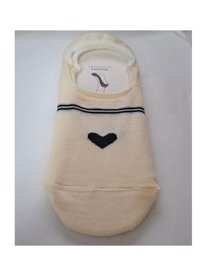 Cotton 'Heart under the stripes' pattern...