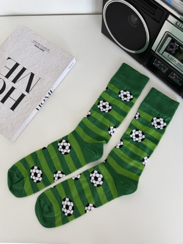 Men's Balls & Stripes pattern socks  0125.147