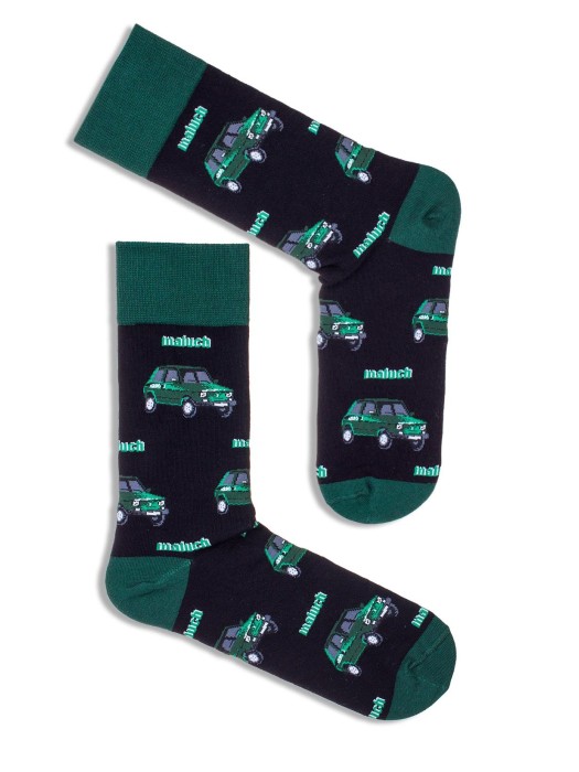 Men's Fiat 126p pattern socks 0125.058