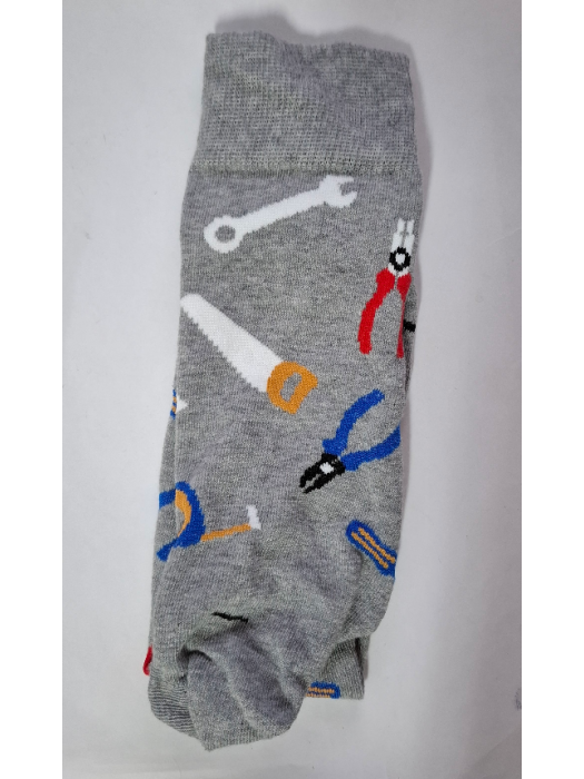 Men's Tools pattern socks 0125.150