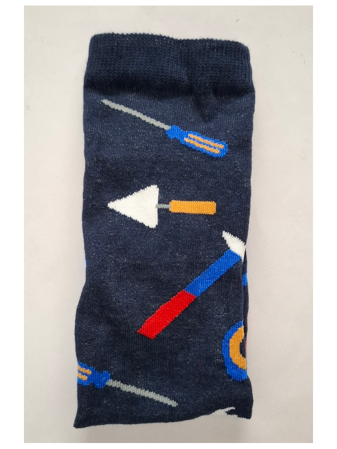 Men's Tools pattern short socks 1153.055