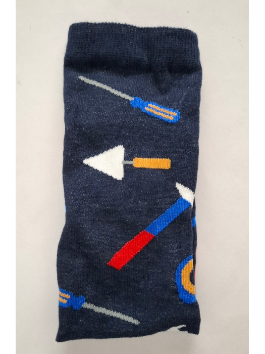 Men's Tools pattern short socks 1153.055