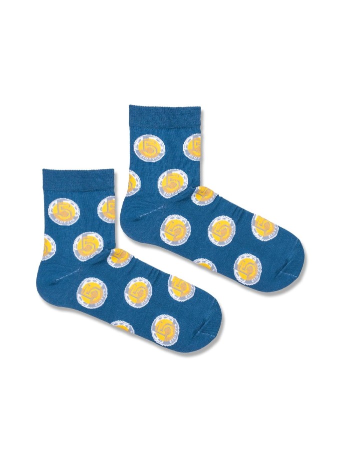 Men's Coins pattern short socks 1153.010