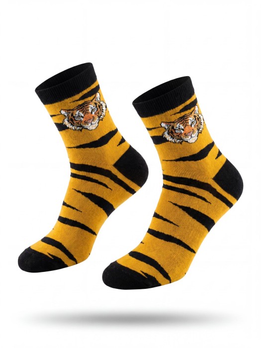 Men's Tigers pattern short socks 1153.054