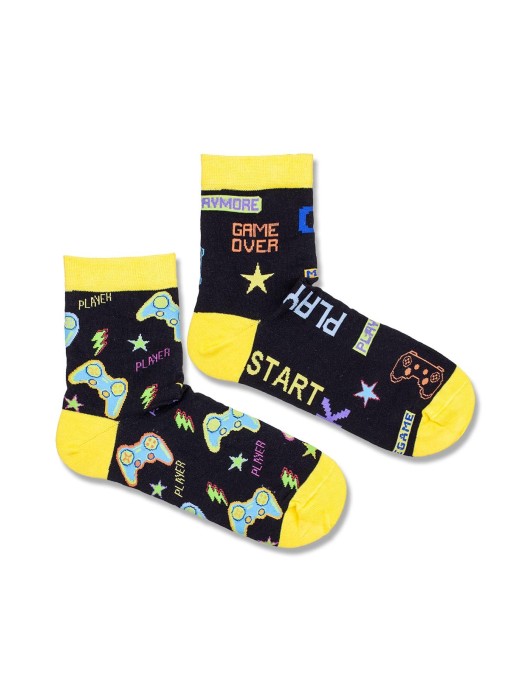 Men's Video Game pattern short socks 1153.011