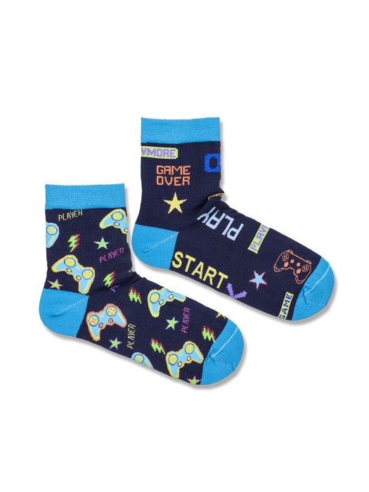 Men's Video Game pattern short socks 1153.011