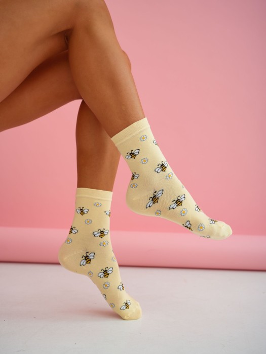 Women's socks Bees & Flowers 0200.251