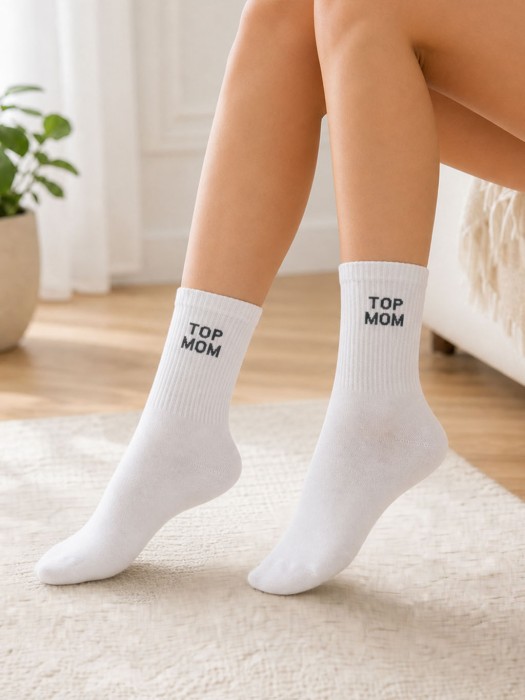 Women's TOP MOM pattern socks 0200.253