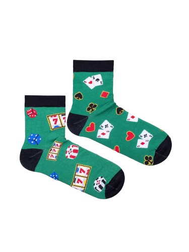 Men's Casino pattern short socks 1153.012