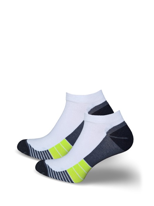 Men's model 023 pattern low ankle socks 0170.023