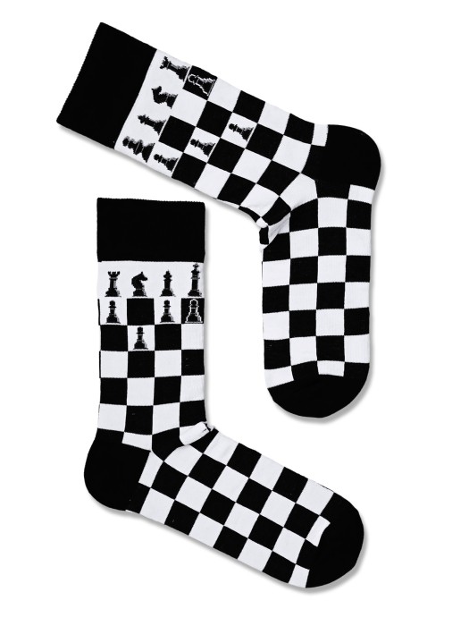 Men's socks Checkerboard 0125.153